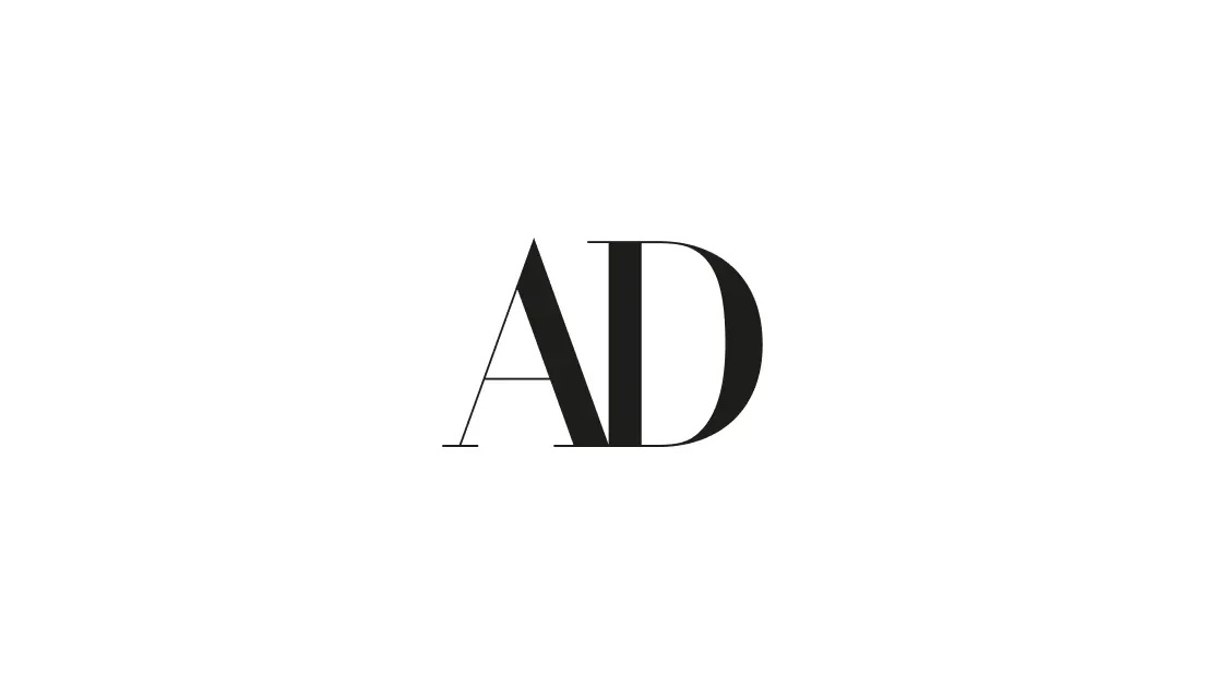 Stylized black and white logo with the letters 'A' and 'D' overlapping.