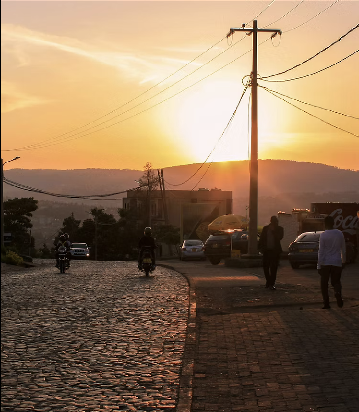 A street in Kigali, Rwanda - Hyperlocal Rwanda